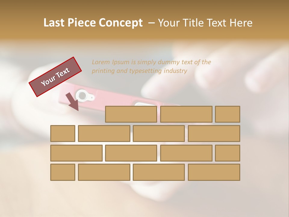 Sms Cell Cellphone PowerPoint Template