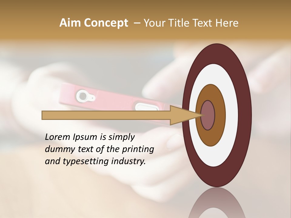 Sms Cell Cellphone PowerPoint Template