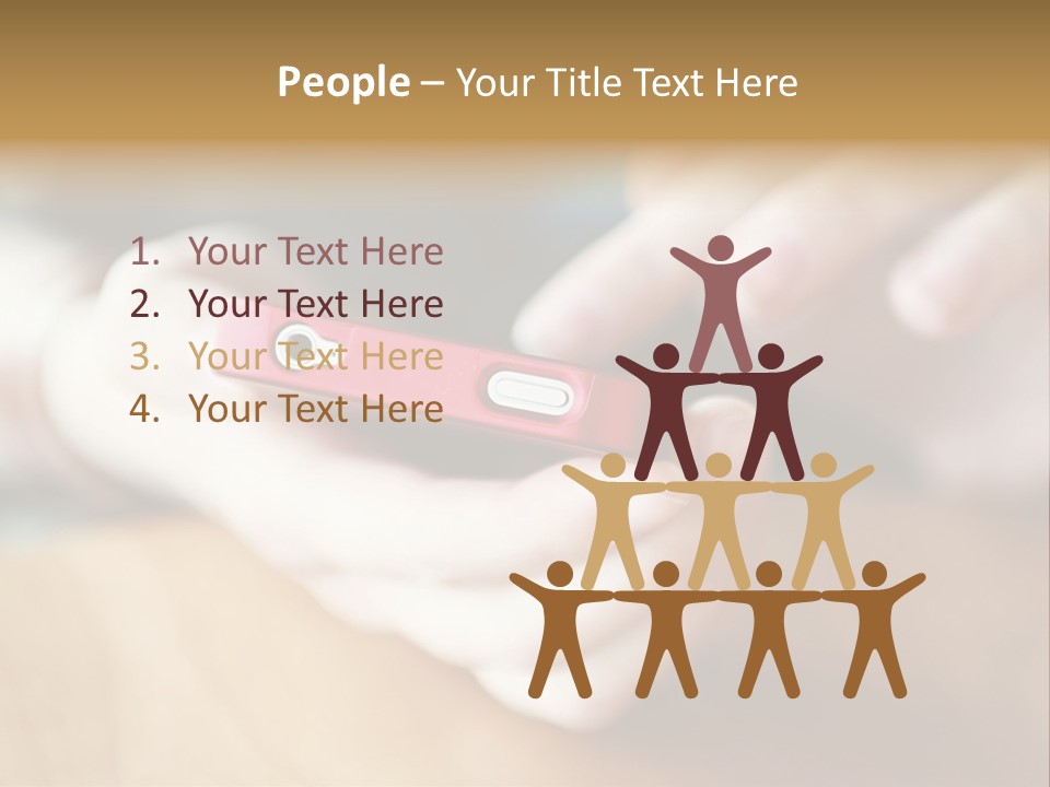 Sms Cell Cellphone PowerPoint Template