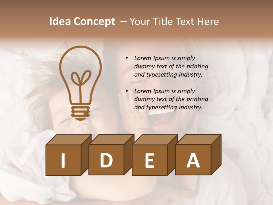 Kid Daughter Girl PowerPoint Template