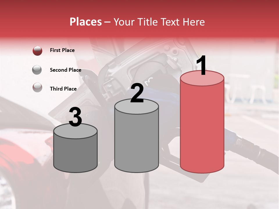 Pump Tank Oil PowerPoint Template