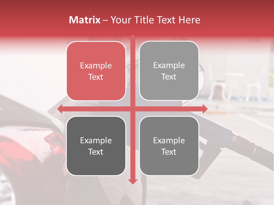 Pump Tank Oil PowerPoint Template