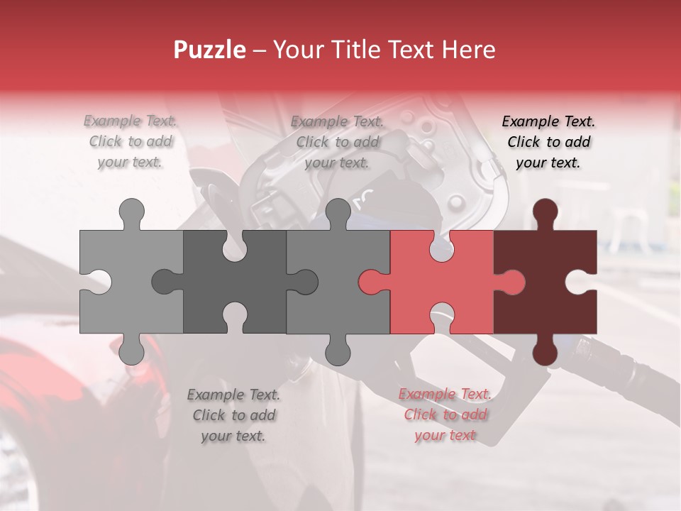 Pump Tank Oil PowerPoint Template