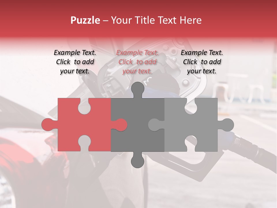 Pump Tank Oil PowerPoint Template