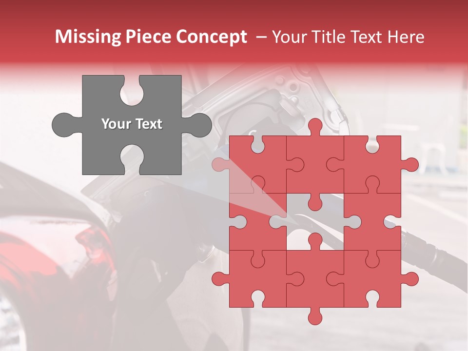 Pump Tank Oil PowerPoint Template