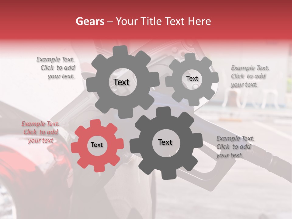 Pump Tank Oil PowerPoint Template