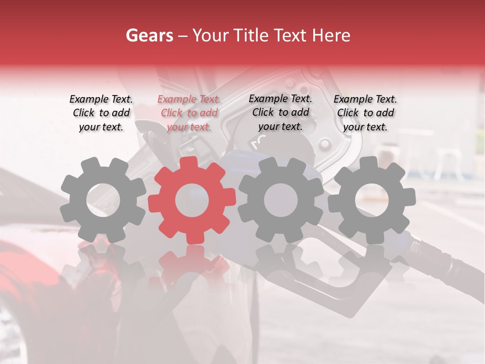 Pump Tank Oil PowerPoint Template