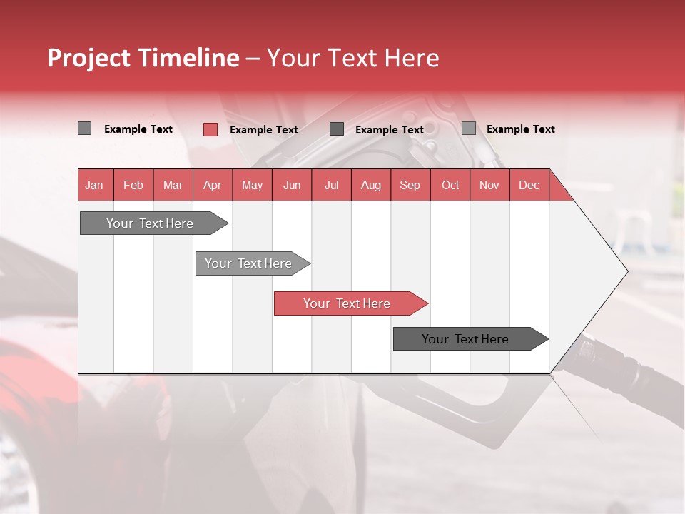 Pump Tank Oil PowerPoint Template