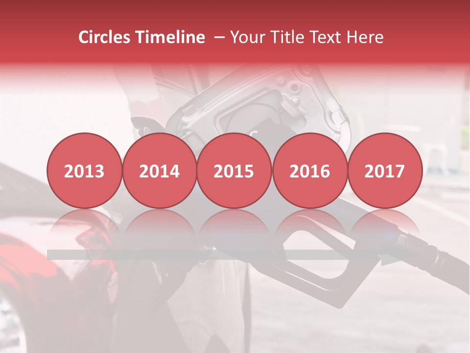 Pump Tank Oil PowerPoint Template