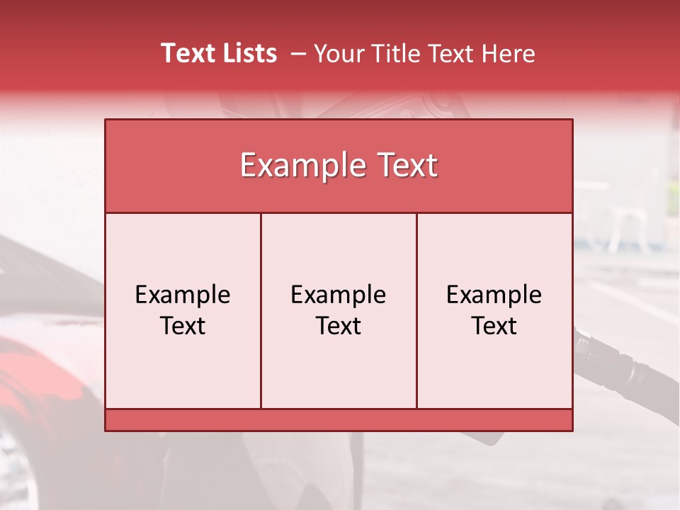 Pump Tank Oil PowerPoint Template