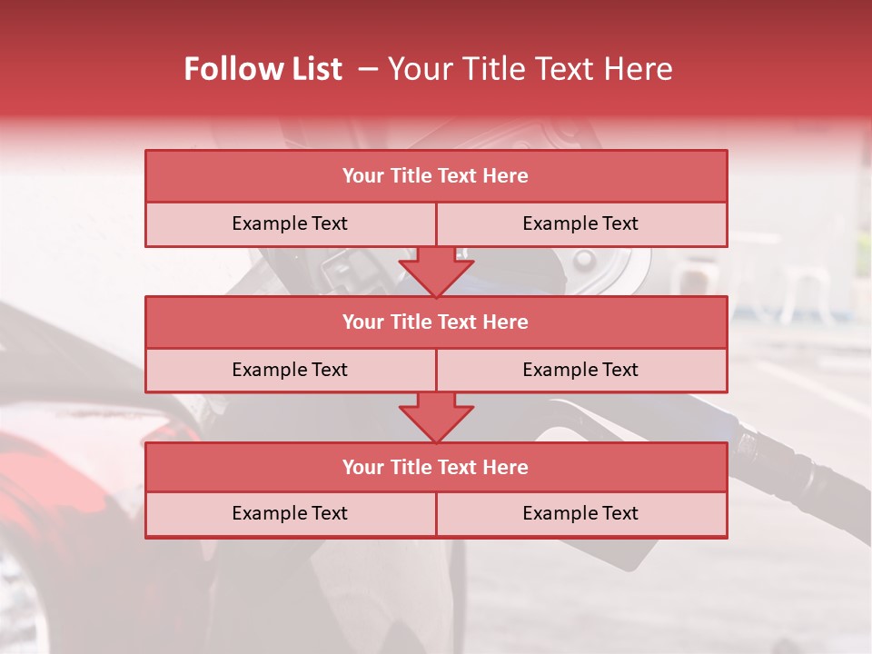 Pump Tank Oil PowerPoint Template