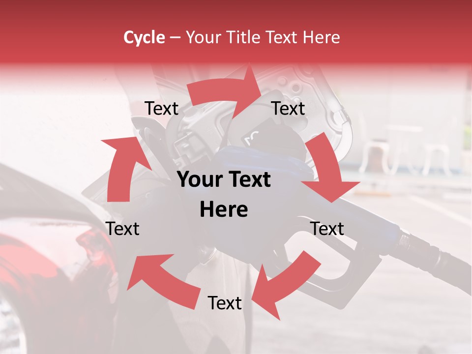 Pump Tank Oil PowerPoint Template