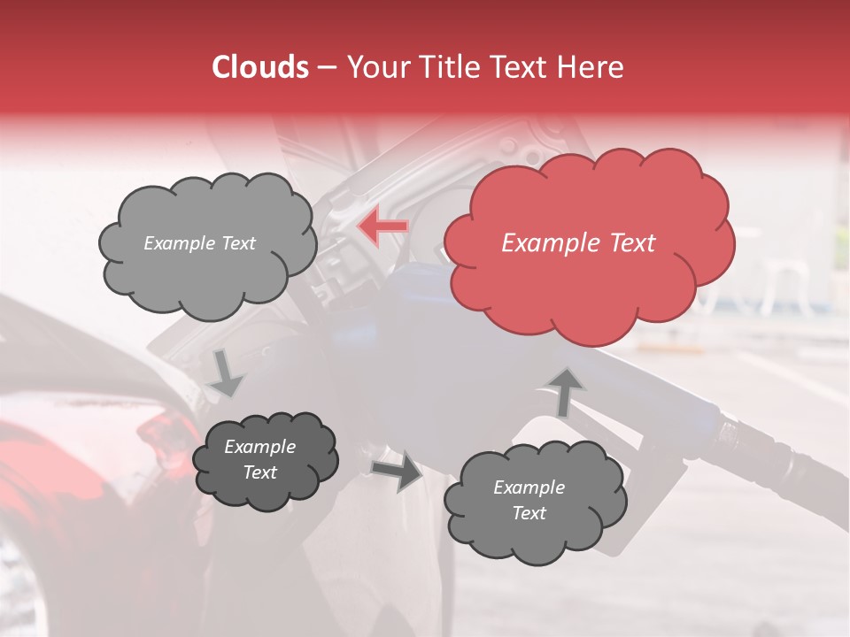 Pump Tank Oil PowerPoint Template
