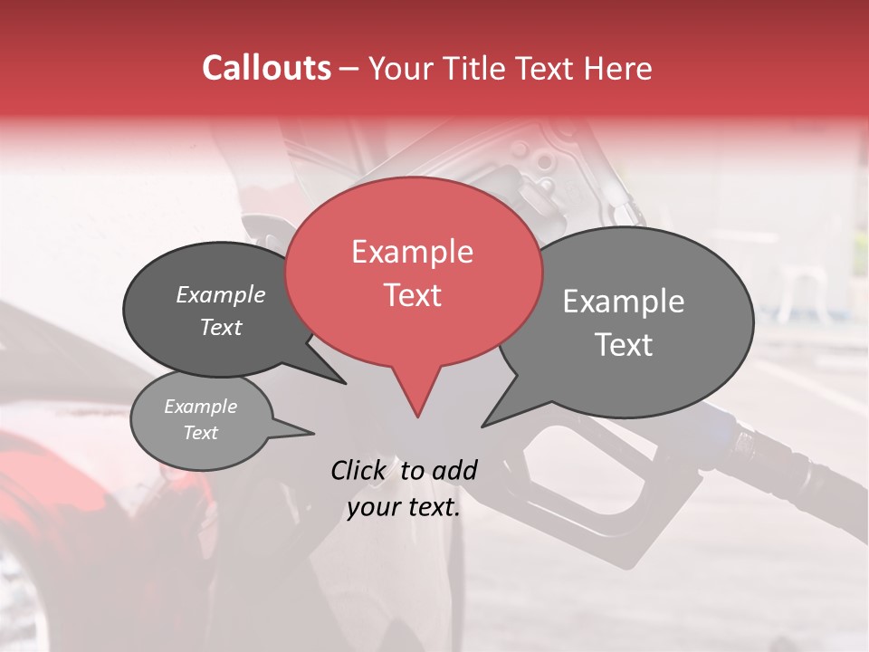 Pump Tank Oil PowerPoint Template