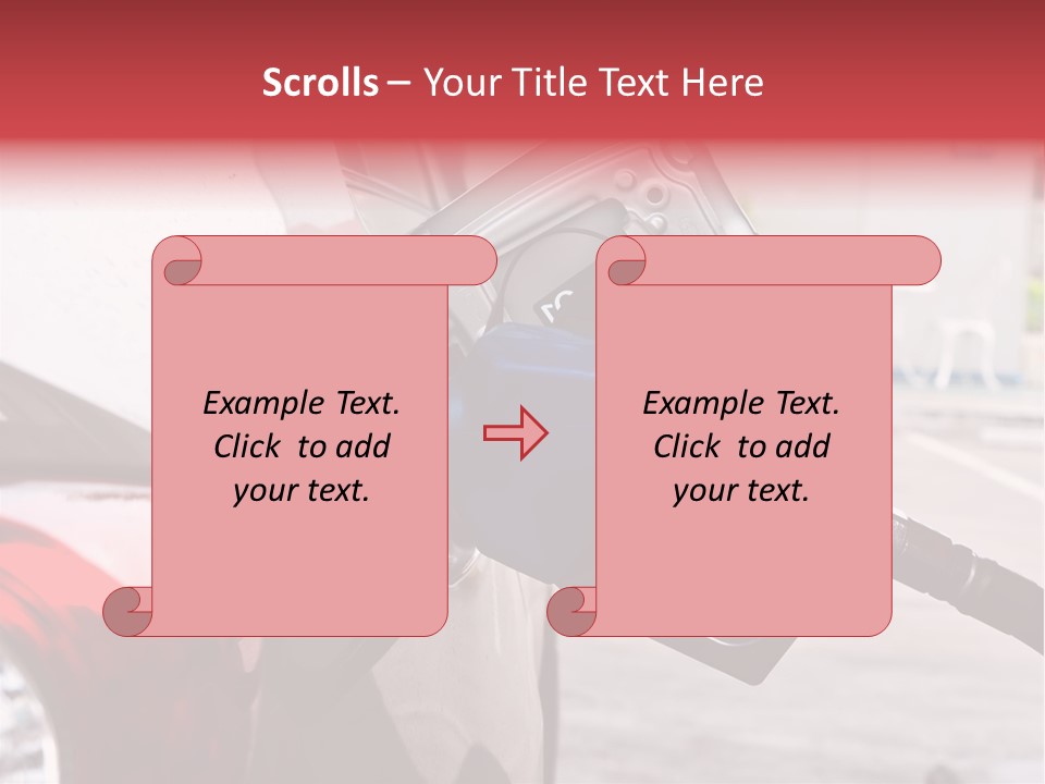 Pump Tank Oil PowerPoint Template
