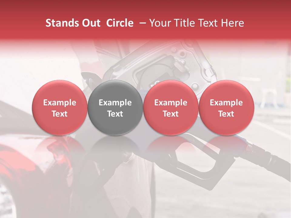 Pump Tank Oil PowerPoint Template