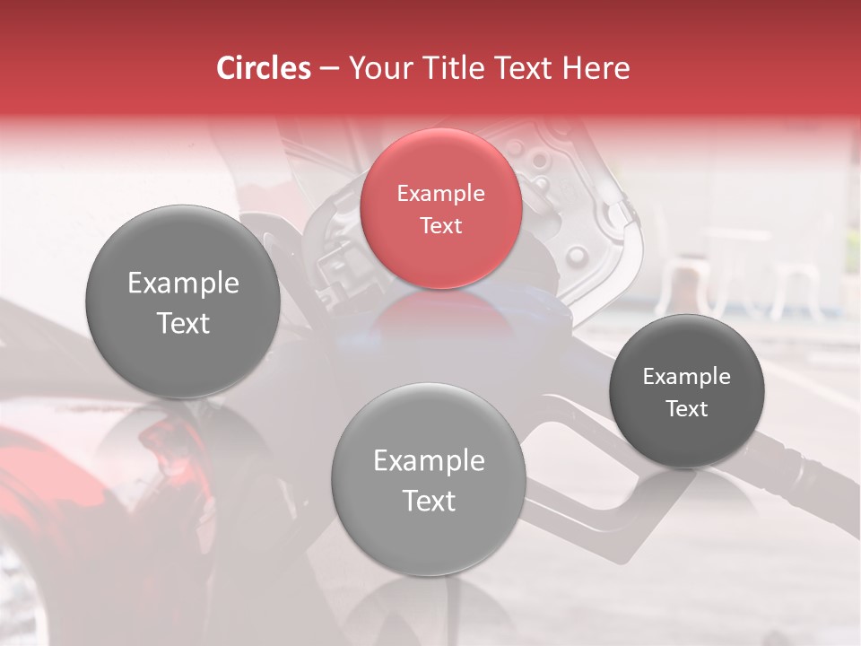 Pump Tank Oil PowerPoint Template