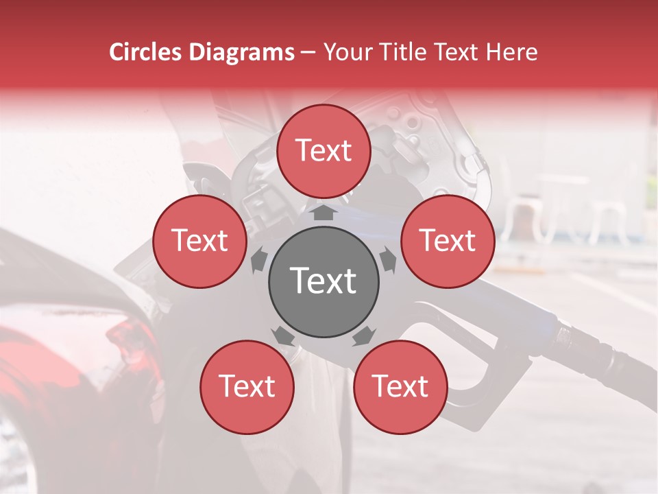 Pump Tank Oil PowerPoint Template