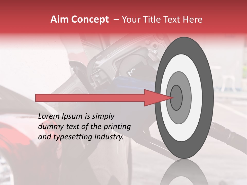 Pump Tank Oil PowerPoint Template