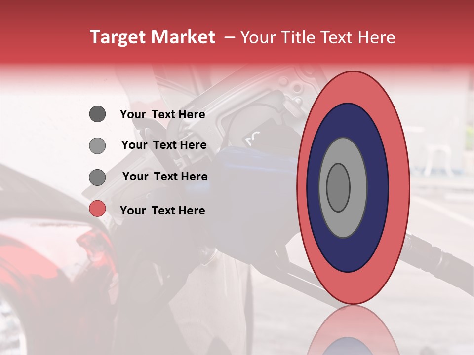 Pump Tank Oil PowerPoint Template