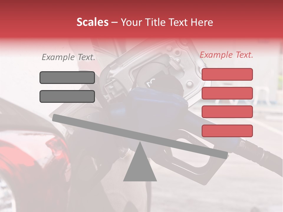 Pump Tank Oil PowerPoint Template