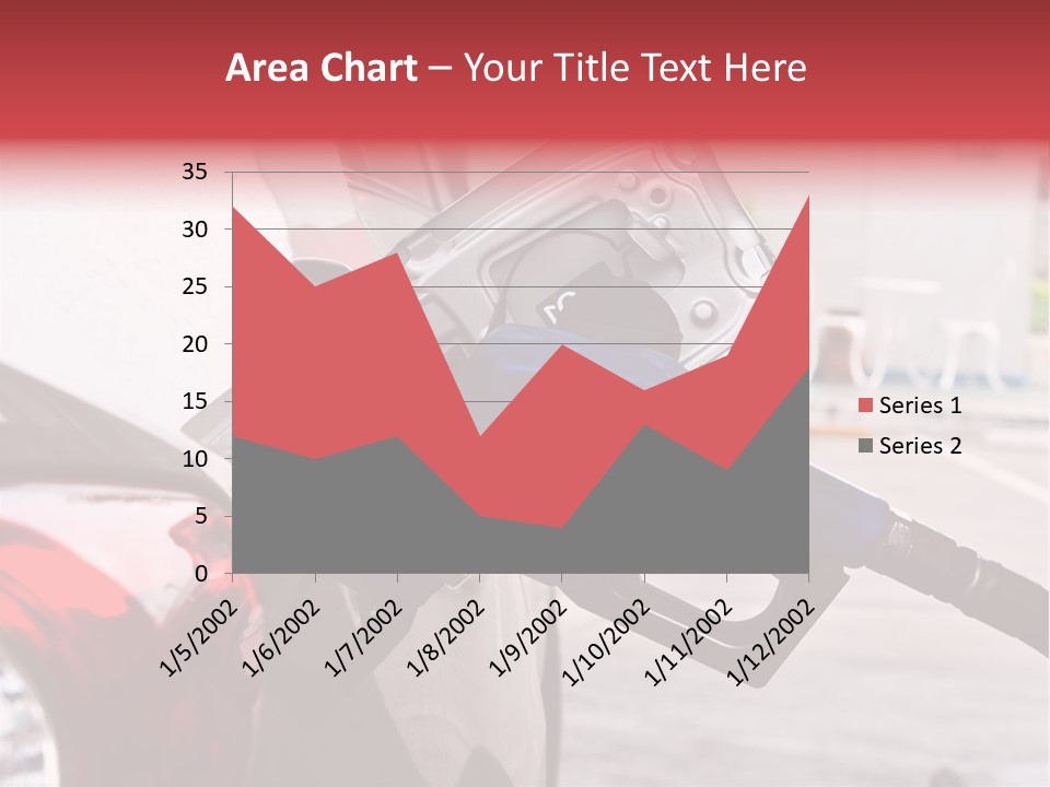 Pump Tank Oil PowerPoint Template