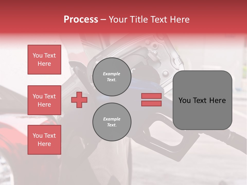 Pump Tank Oil PowerPoint Template