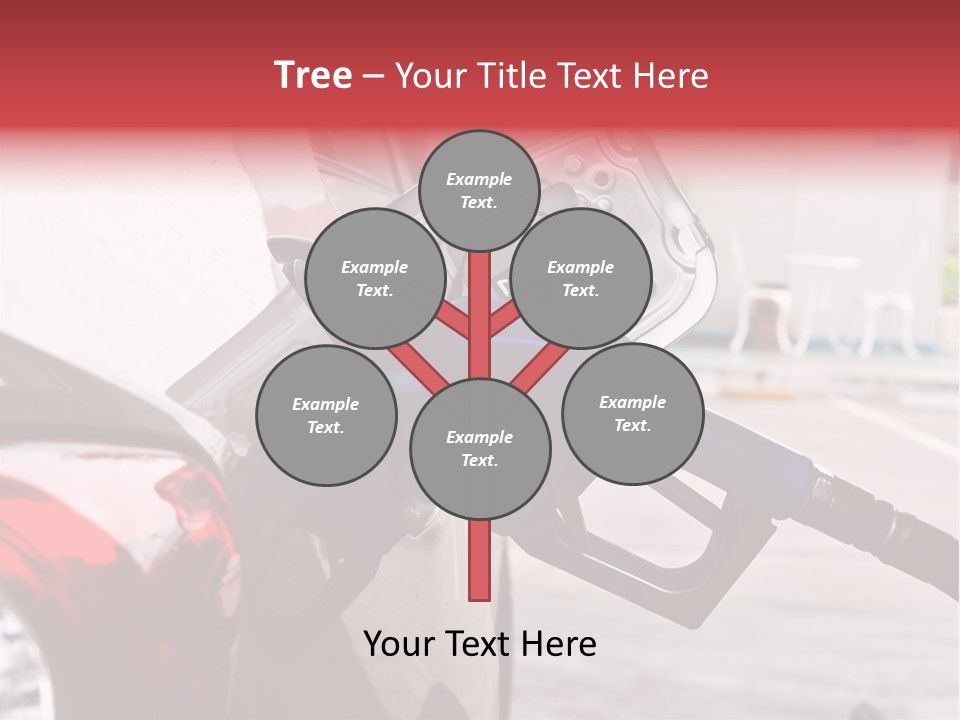 Pump Tank Oil PowerPoint Template