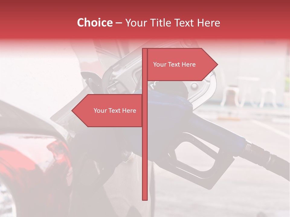 Pump Tank Oil PowerPoint Template