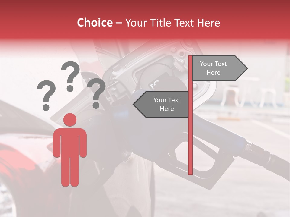 Pump Tank Oil PowerPoint Template