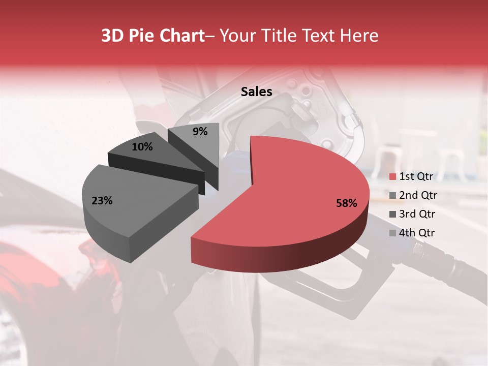 Pump Tank Oil PowerPoint Template