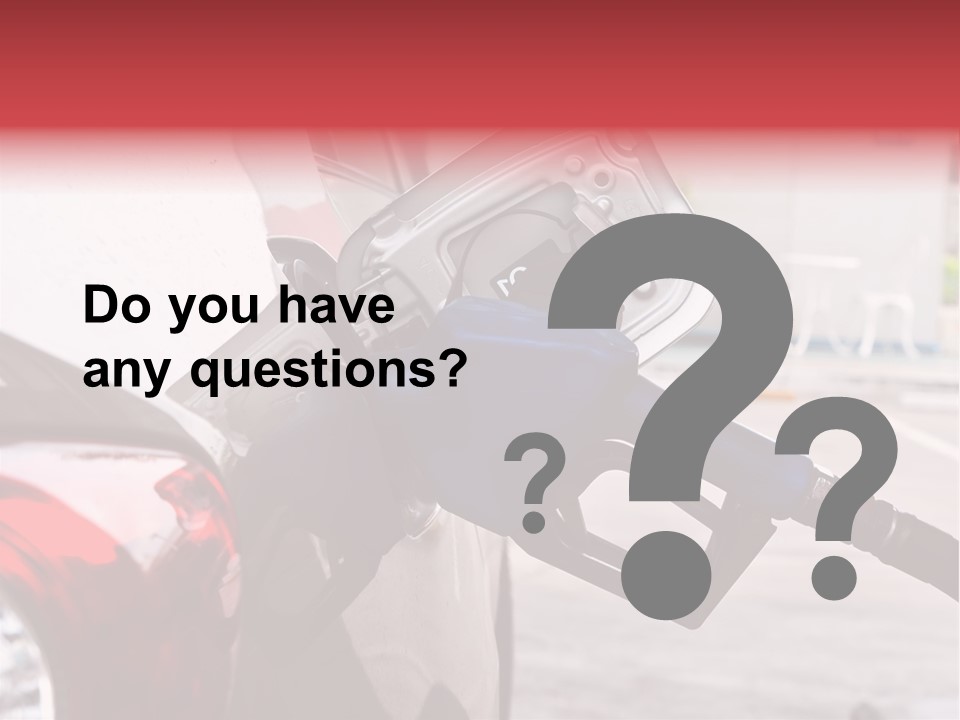 Pump Tank Oil PowerPoint Template