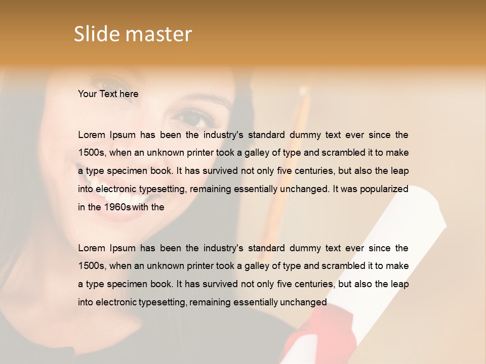 Content Beautiful People PowerPoint Template