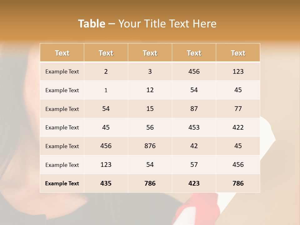 Content Beautiful People PowerPoint Template