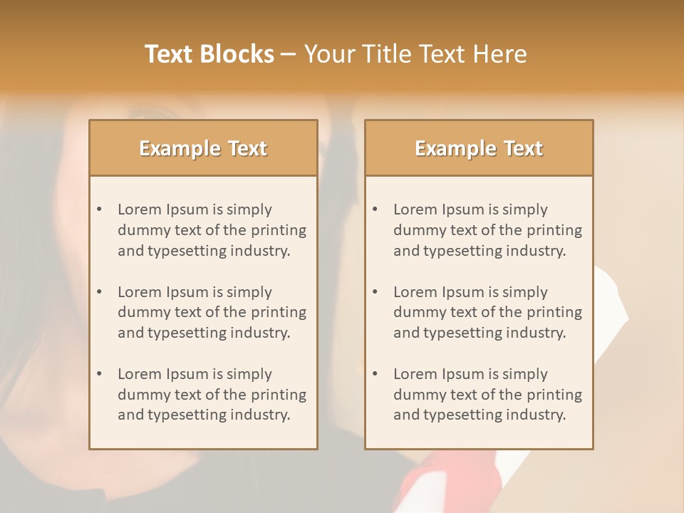 Content Beautiful People PowerPoint Template