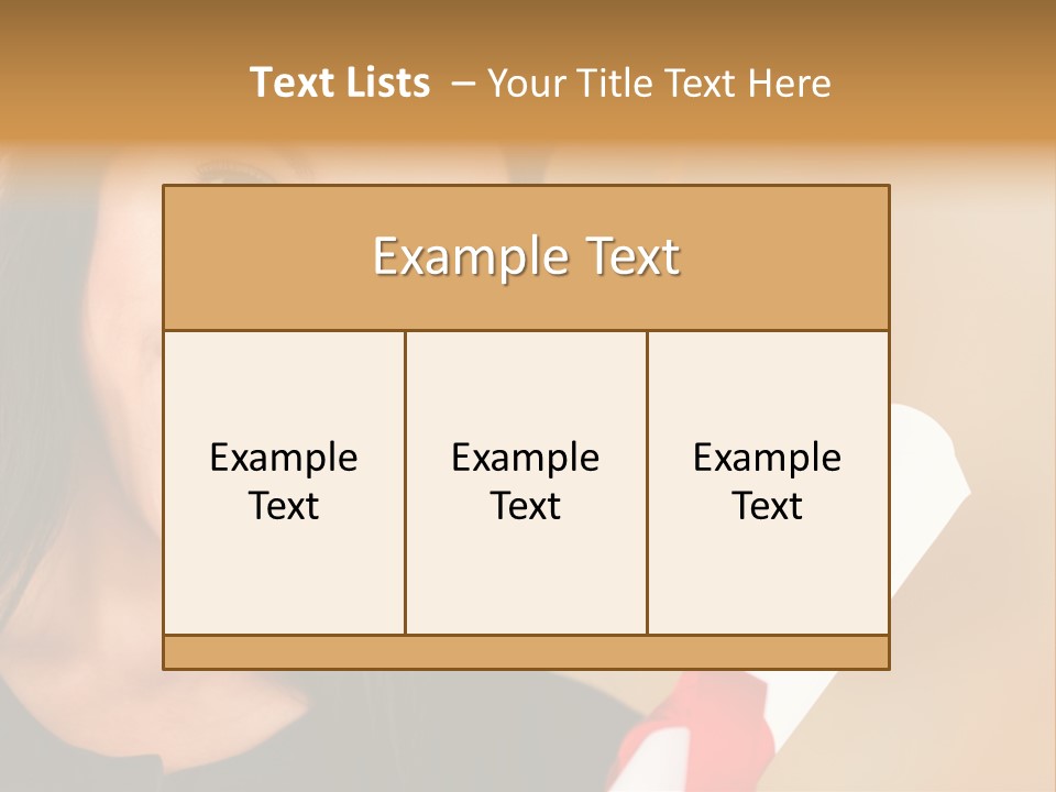 Content Beautiful People PowerPoint Template