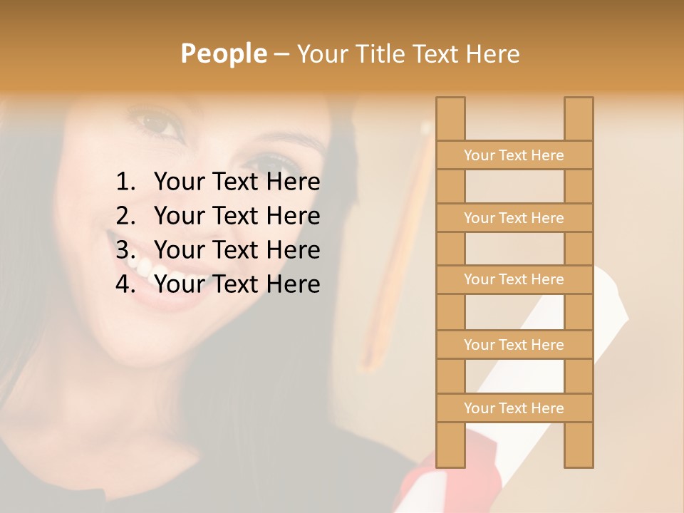 Content Beautiful People PowerPoint Template