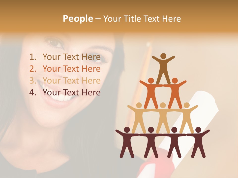 Content Beautiful People PowerPoint Template
