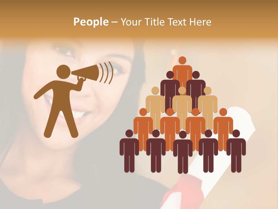 Content Beautiful People PowerPoint Template