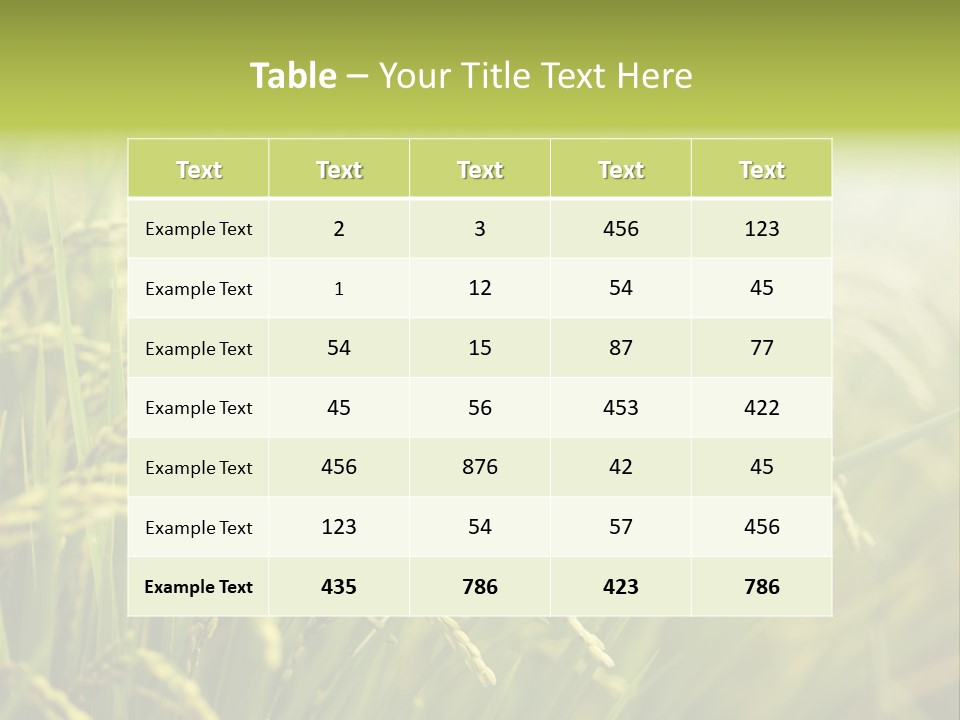 Japanese Leaves Natural PowerPoint Template