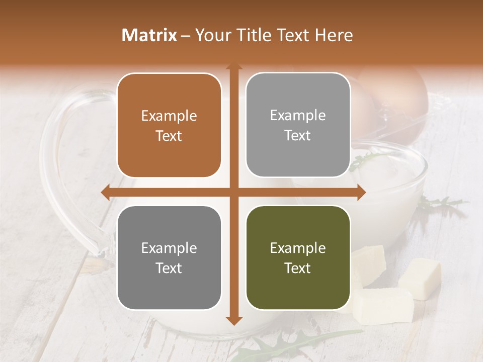 Margarine Wooden Drink PowerPoint Template