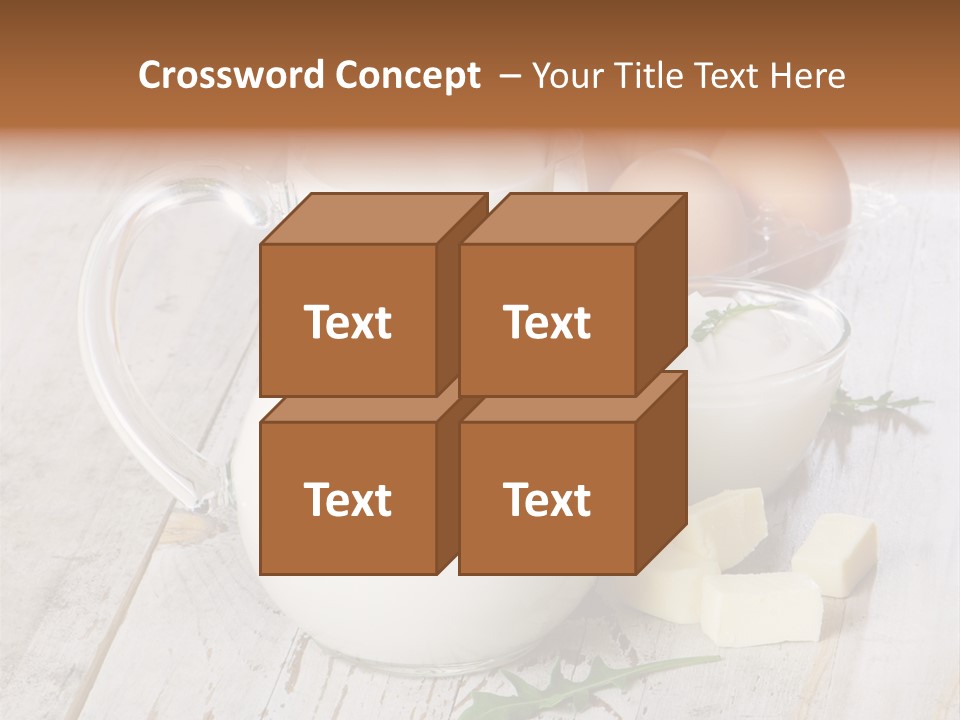 Margarine Wooden Drink PowerPoint Template