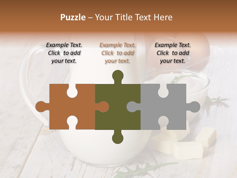 Margarine Wooden Drink PowerPoint Template