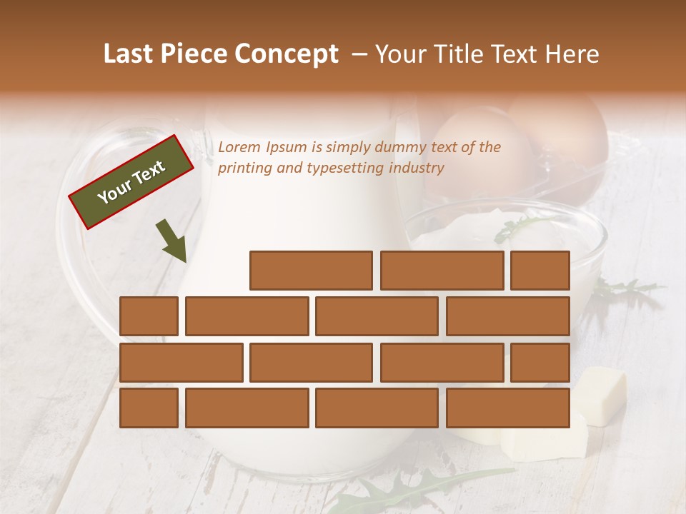 Margarine Wooden Drink PowerPoint Template