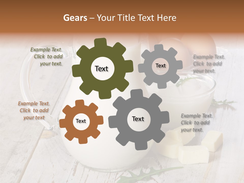 Margarine Wooden Drink PowerPoint Template