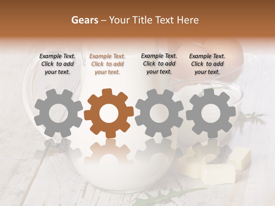 Margarine Wooden Drink PowerPoint Template