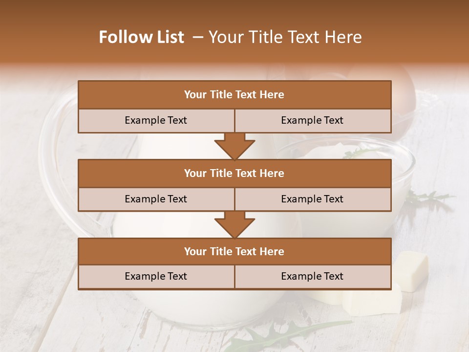 Margarine Wooden Drink PowerPoint Template