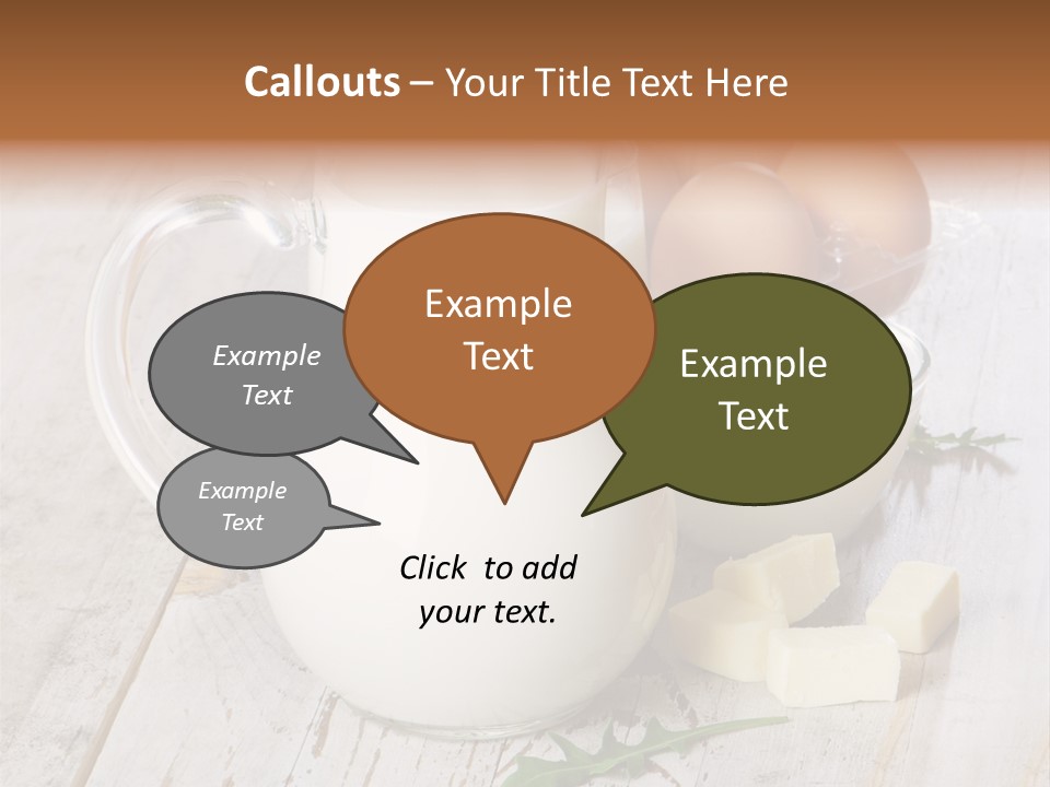 Margarine Wooden Drink PowerPoint Template