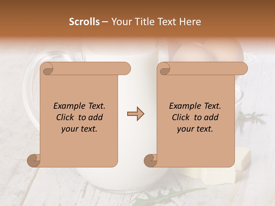 Margarine Wooden Drink PowerPoint Template
