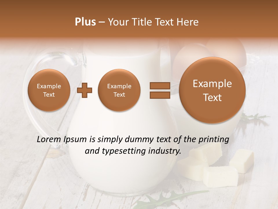 Margarine Wooden Drink PowerPoint Template